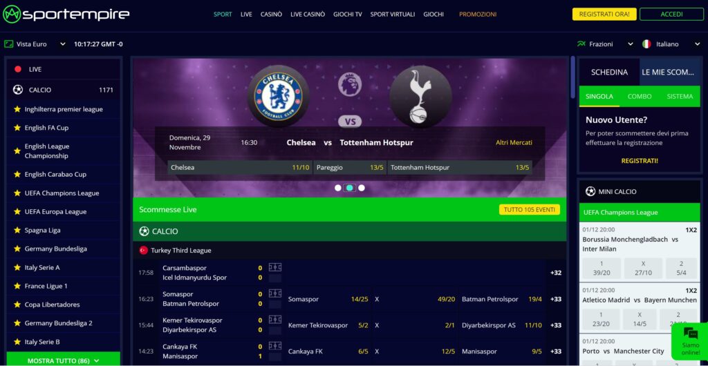 SPORTEMPIRE Screenshot
